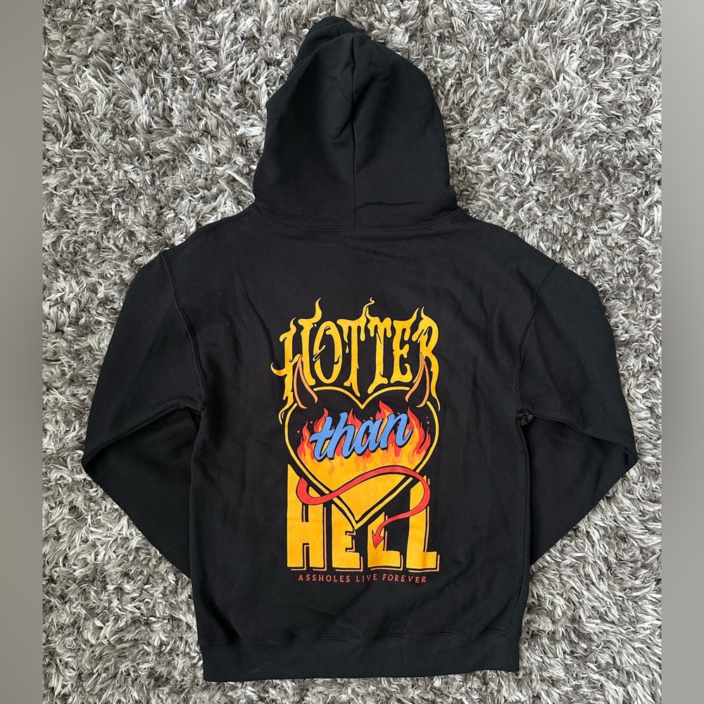 Brand New ALF Linda Finegold Hotter Than Hell Flames Devil Hoodie